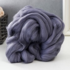 Fasting wool 100% half -toned wool 50 g (169, gray)
