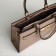 Women's bag with lightning, Textura, average size, brown color