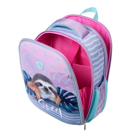 Frame backpack, Hatber, Ergonomic Plus, 38 x 29 x 16, with a thermal unit, “Cute Lazion”-10