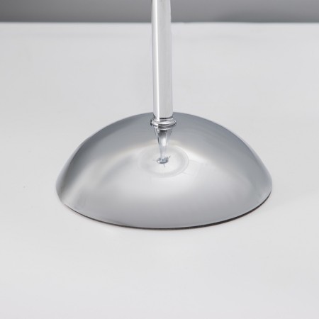 Hand lamp with lampshade Risalux "Malawi" Modern, E14, 40 W, Chrome, 24 × 24 × 49.5 cm-3