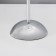 Hand lamp with lampshade Risalux "Malawi" Modern, E14, 40 W, Chrome, 24 × 24 × 49.5 cm