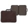 Folder for drawings and drawings A3, 470 x 350 x 20 mm, handles, textile, calligrata standard, brown, density 600d