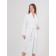Women's bathrobe, with a shack, size 48-50, white color