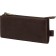 Key of zipper, length 14.5 cm, brown color
