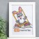 Photo frame MDF 15x21 cm, No. 6, white (plastic screen)