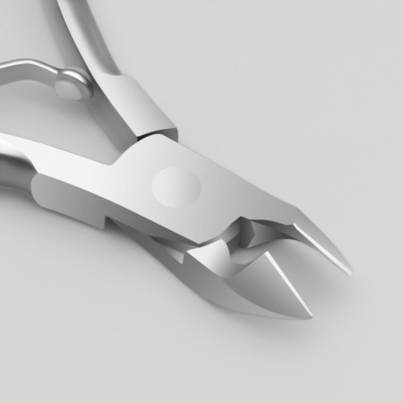 Manicure nippers, 9.5 cm, blade length - 7 mm, on blist, silver color-3