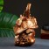 Pigger "Elephant with Money" Bronze, 14x14x24cm