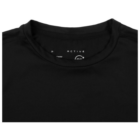Women's T -shirt with inserts, basic, size XL (50), black color-15