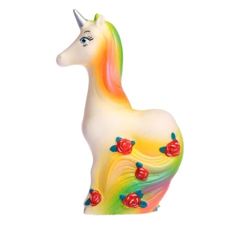 Rubber toy "Unicorn", in a bag, mix