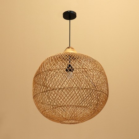 Ceiling Lamp from Rotan "Gyan" 1x120W, E27, 60x60x60 cm-1