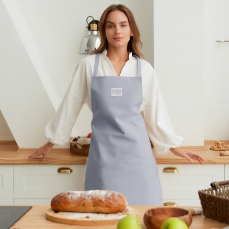 Apron Ethel Kitchen 60x70 cm, col. Blue, 100% HL, sarzha 220 g/m2-1