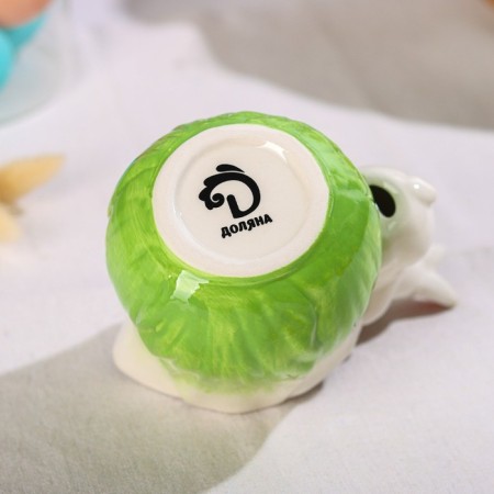 Milk Dulyan "Bunny in cabbage", 300 ml, green color-2