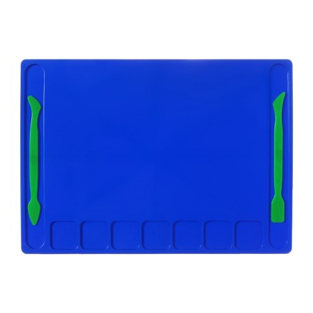 Calligrata, A4, +2 stack, departments for plasticine, 2.2 mm, plastic, with a side, mix-12