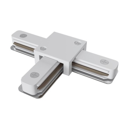 Connector T-shaped for the Technical tra001ct-11W, 10.6x7x1.7 cm, white color.