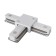 Connector T-shaped for the Technical tra001ct-11W, 10.6x7x1.7 cm, white color.