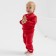 Kit for children (jumper, trousers) minku red color, height 92-98 cm