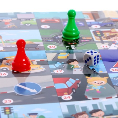 Board game "Study traffic rules", 2-4 players, 5+-3