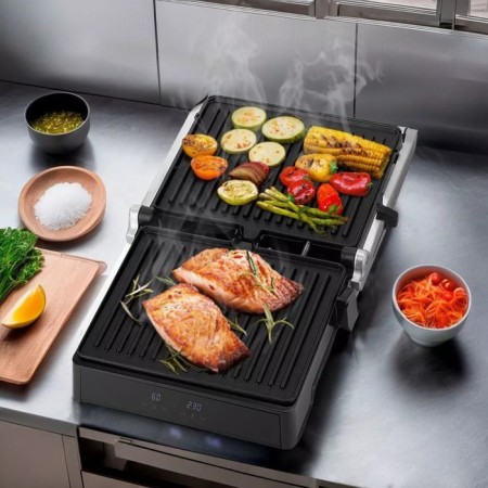 Electric grill KitFort KT-3664, 2000 W, anti-stick coating, 35x34 cm, black-5
