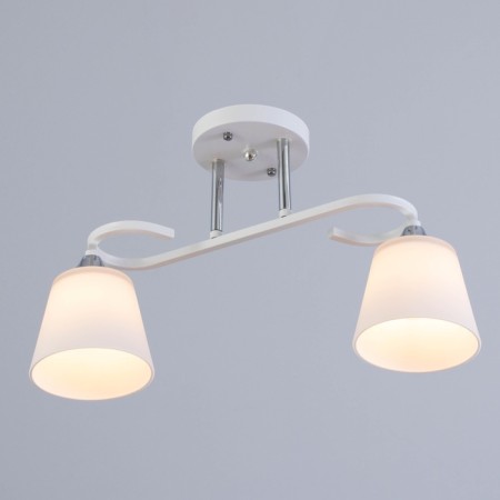 Lyberti chandelier 2x60W E27 white 44x12x25cm-1