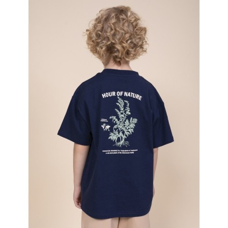 T-shirt for boys, height 92 cm, dark blue color-1