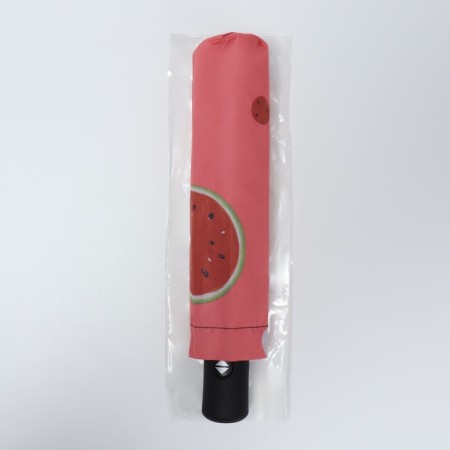 Automatic umbrella "Summer Fruit", windproof, 3 additions, 8 spokes, r = 48 cm, color mix-31