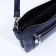 Bag Cross-Bodi with a zipper, blue color