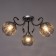Teresa chandelier 3x40W e27 chrome, black chrome 55x55x21cm