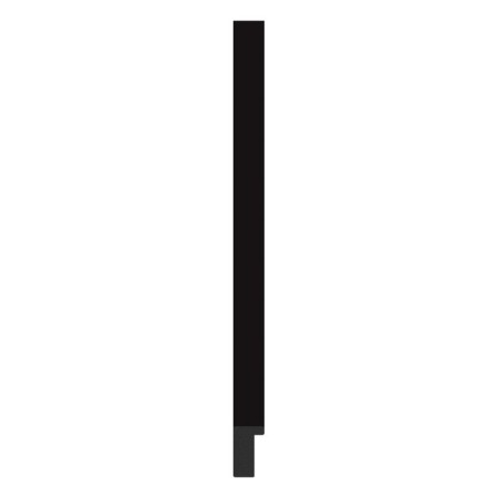 EvoForm mirror in the baguette frame, 20 mm, 46x96 cm, black color-2