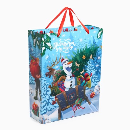 New Year. Gift package, 31x40x11.5 cm, packaging, cold heart-3