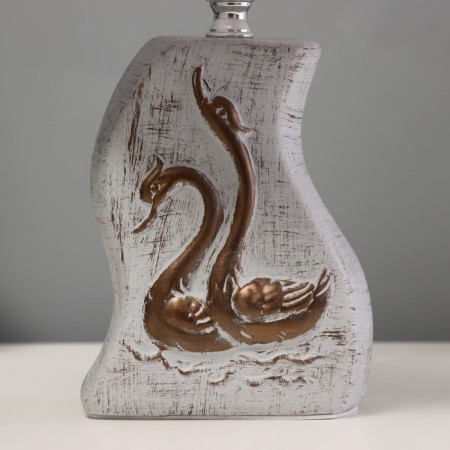 Table lamp "Swans" E14 40W gray 20x20x32cm-4