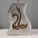 Table lamp "Swans" E14 40W gray 20x20x32cm