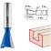 Frases groove bison 28748-19, shaped, angle 7 °, 19 x 20 mm