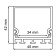 Feron LED profile Feron, Cab268, 2 m, black color
