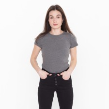 Female T -shirt, Anthracite color, size S (42)