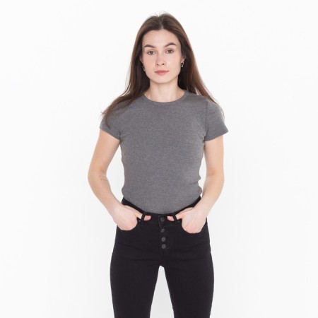 Female T -shirt, Anthracite color, size S (42)