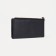 Women's wallet on the button, black color
