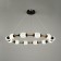 Assini Lamp with PDU 12XLED 90W black and gold 88x88x10-110 cm