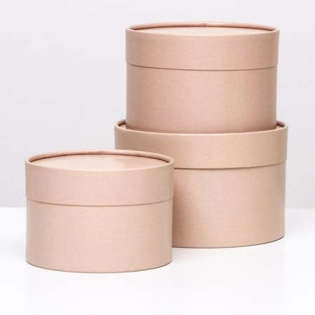 Set of hats 3 in 1, cappuccino, 16 x 10.14 x 9.13 x 8.5 cm