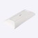 Serving share "Dracosha", 28 × 12 × 3.2 cm, white color