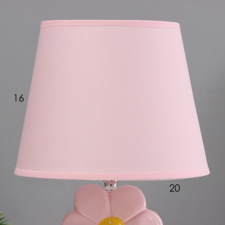 Table lamp "Flower" E14 40W pink 20x20x33cm-3