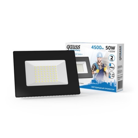 SCREMENTER ELEMENTARY LED up to 50W 6500K IP65 4500LM 200-240V Chern. Gauss 613100350