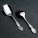 Spoon for salad "Troika", h = 21.5 cm, thickness 2.5 mm, silver color