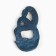 Panel with the suspension "Snake in the Flower" Blue Lunar, 12x6.5x1cm