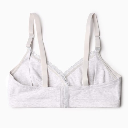 Women's bra for feeding, color gray melange, size 75c-7