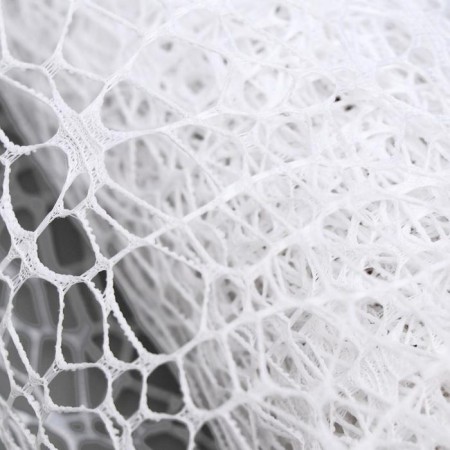 Crooster flowers grid, white, 0.5 x 4.5 m-2