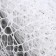 Crooster flowers grid, white, 0.5 x 4.5 m