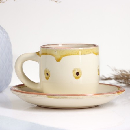 Tea couple "Form" 0.2l / 16cm, caramel-1