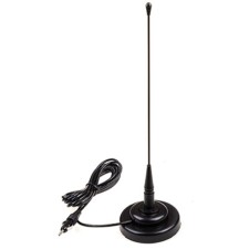 FM Skyway Antenna on Magnet, 25 cm, black