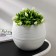 Pot for flowers "Japan", 3 l, white color