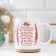 Sublimation mug "daughter with love", with application